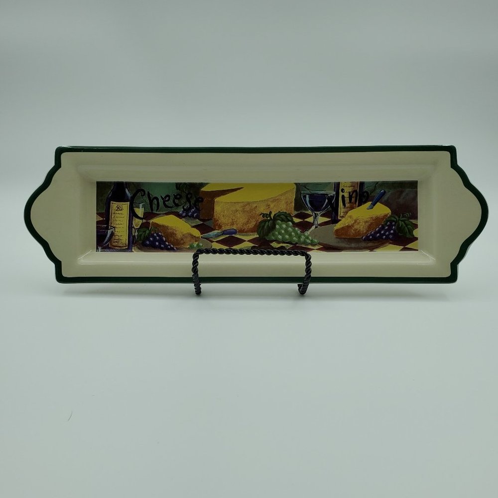 Papel Giftware Cheese Plate Cracker Serving Dish Relish Tray
